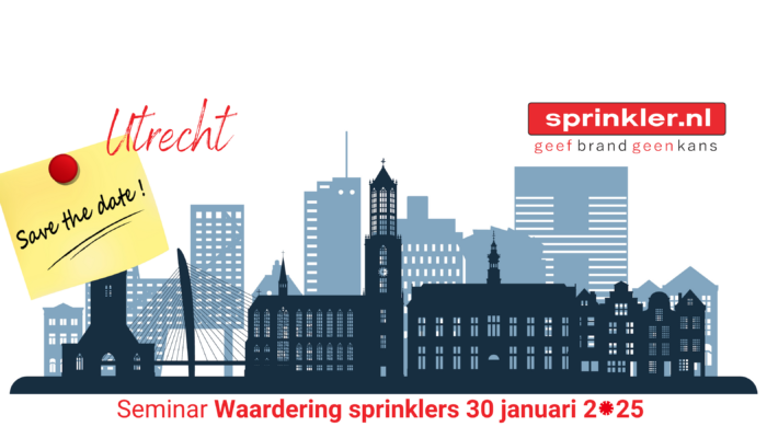 Meld u nu aan Seminar waardering sprinklers 30 januari 2025