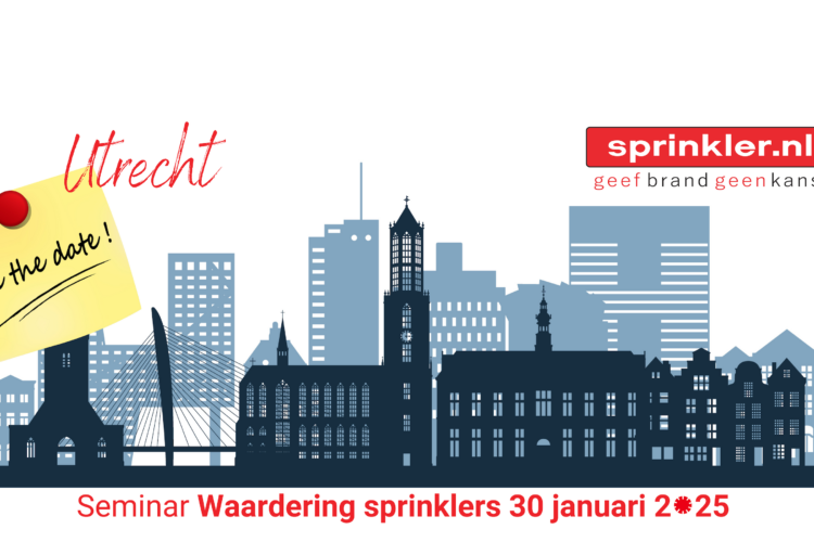 Meld u nu aan Seminar waardering sprinklers 30 januari 2025