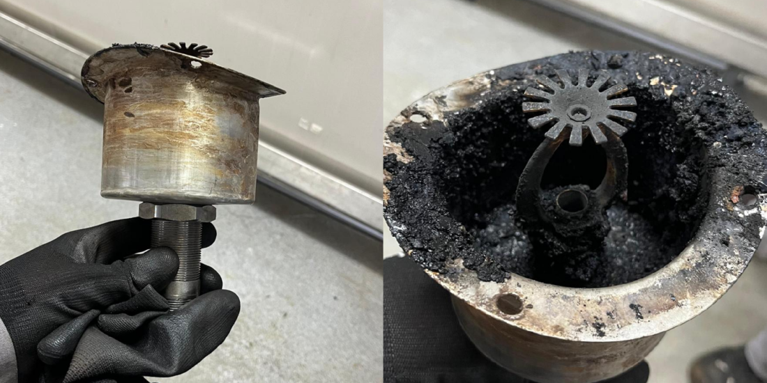 Sprinklerinstallatie blust brand Tilburg