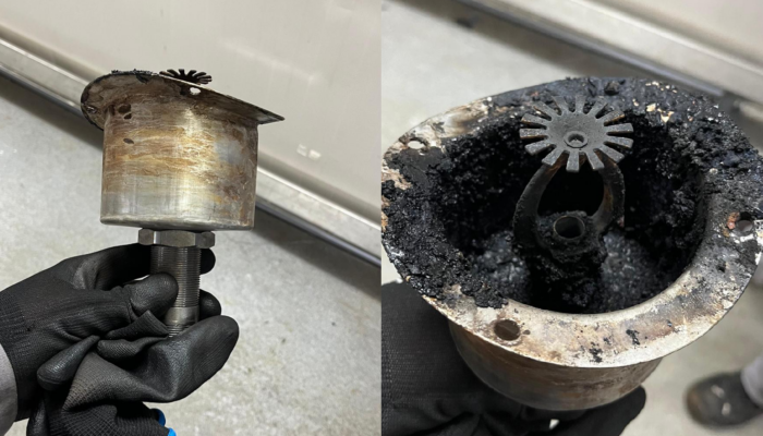 Sprinklerinstallatie blust brand Tilburg